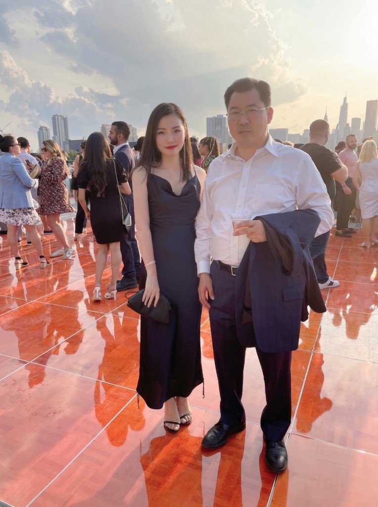 Lina Shi at an industry networking event